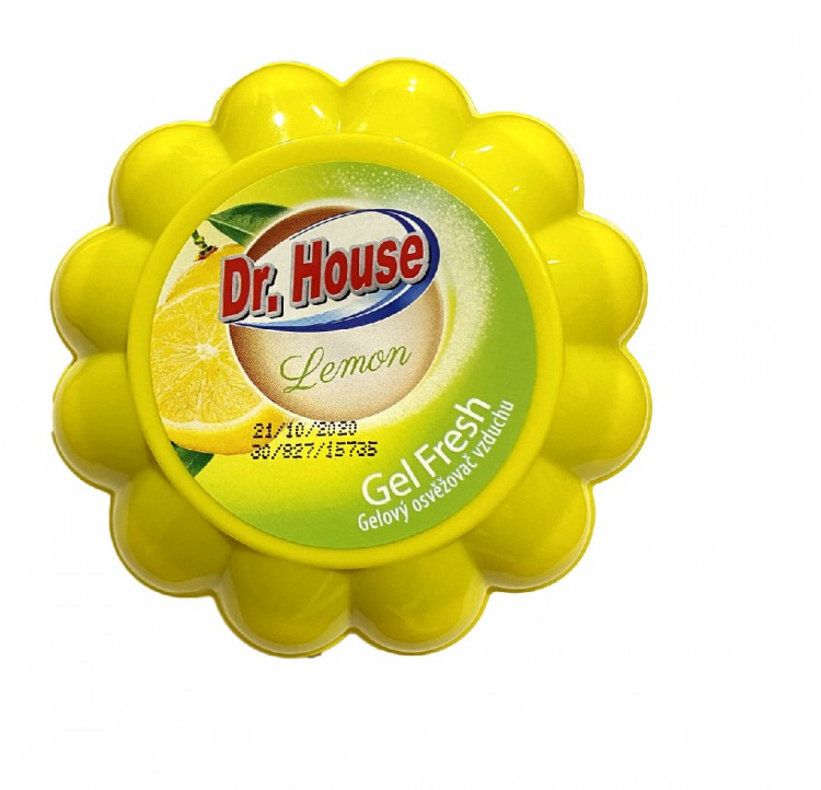 GF gelový osvěž vzduchu Lemon 150g | Čistící, dezinf.prostř., dezodoranty - Osvěžovač vzduchu - Ostatní osvěžovače